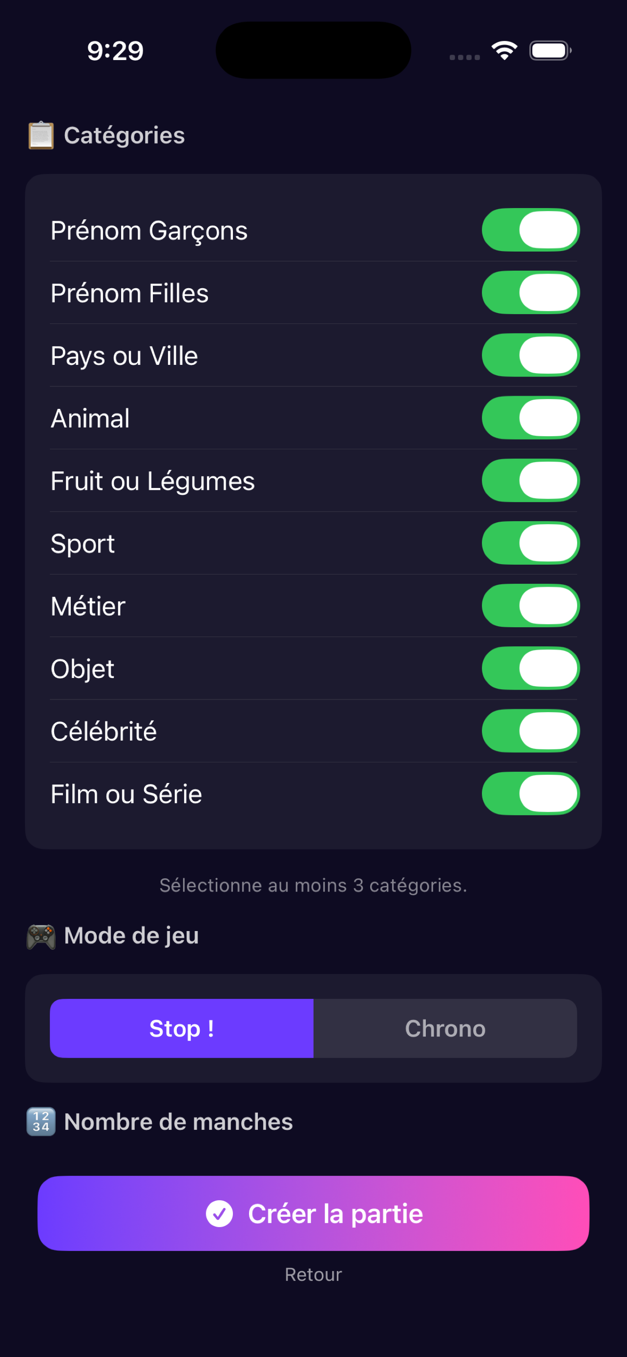 Motzy screenshot